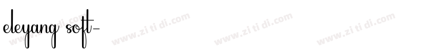 eleyang soft字体转换